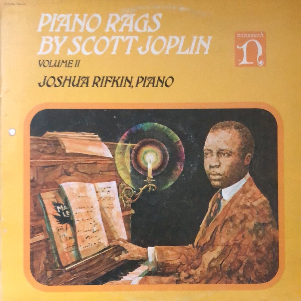 Piano Rags By Scott Joplin Vol. 2 Perf. By Joshua Rifkin Vinyl Lp